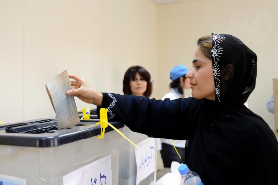 Photo: Parliamentary and Presidential Elections in Kurdistan Region of Iraq. Credit: UN Photo/Rick Bajornas