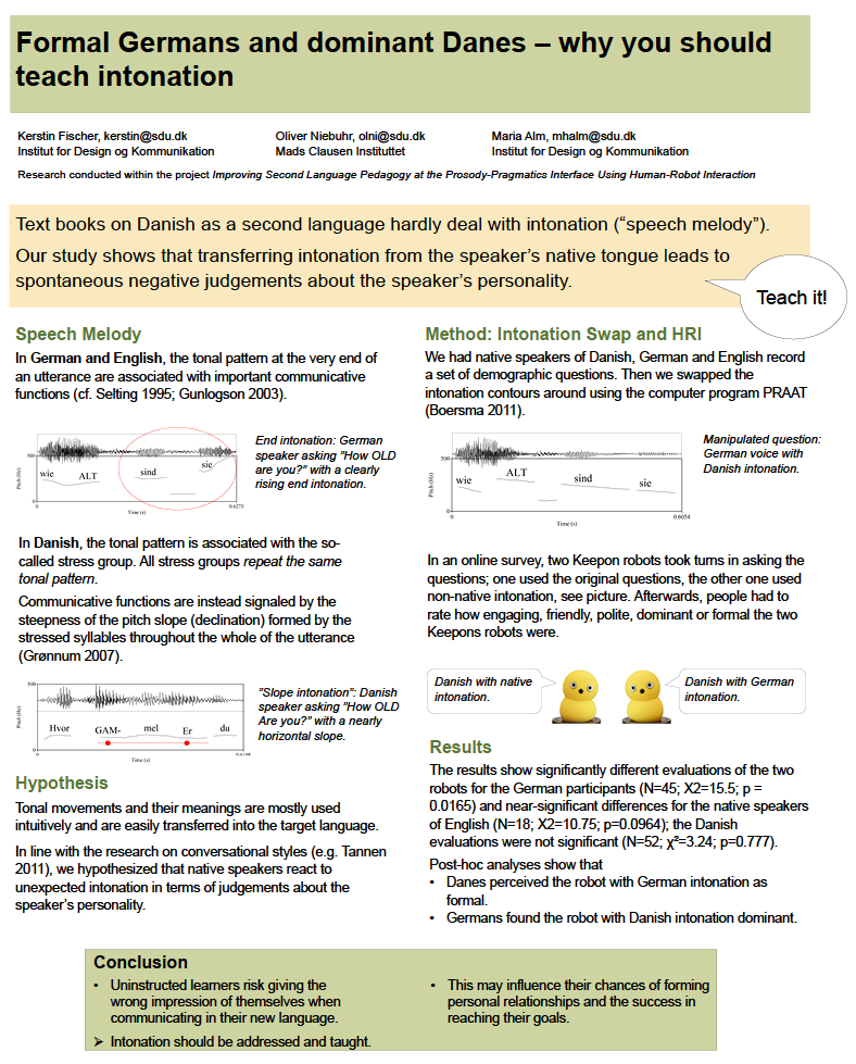 Formal Germans and dominant Danes – why you should teach intonation