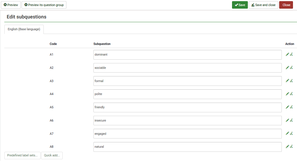 Intonation Swap LimeSurvey Setup