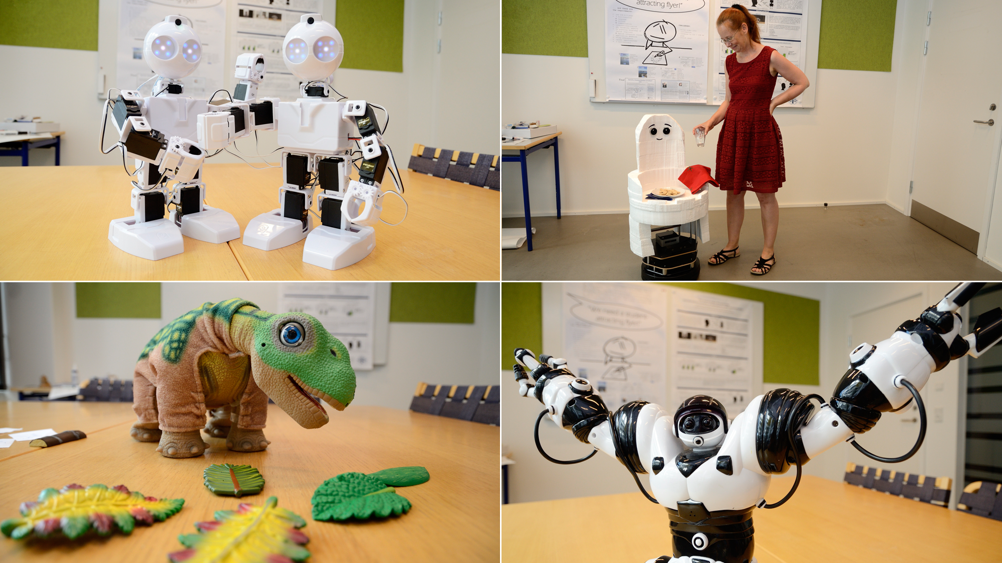 The HRI-lab at the SDU Sønderborg offers a wide range of robots for experiments.