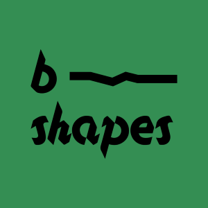 B-SHAPES enkelt grøn
