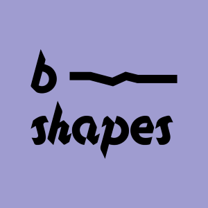 B-SHAPES enkelt lilla