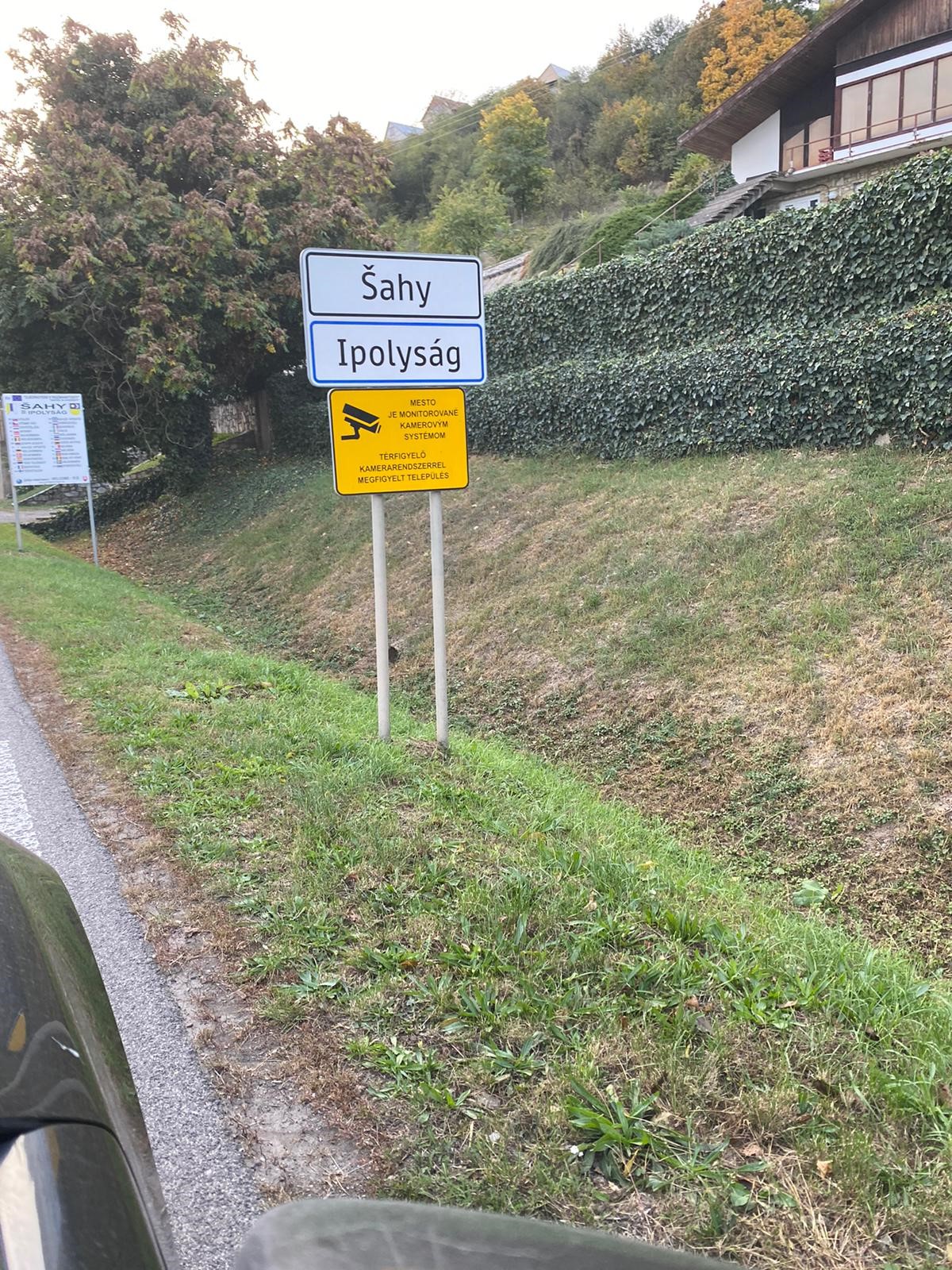 Sahy Ipolysag SK-HU border