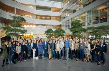 Group photo from MicrobLiver Symposium