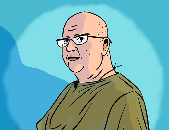 Tegnet billede af Asmund
