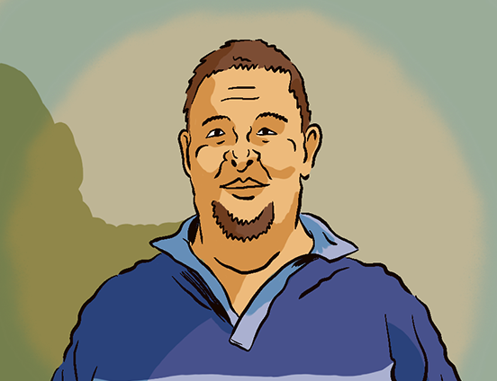 Tegnet billede af Baldwin