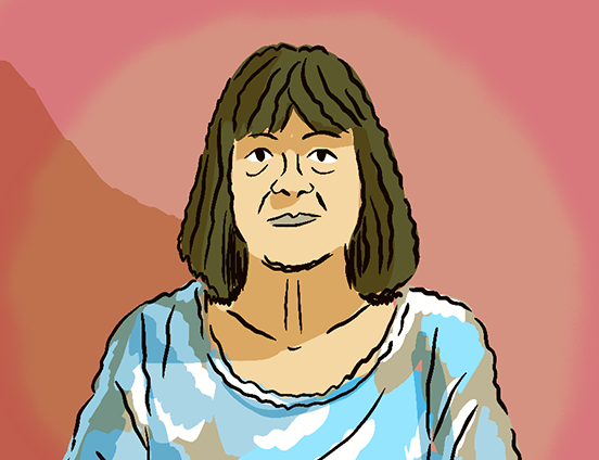 Tegnet billede af Helene