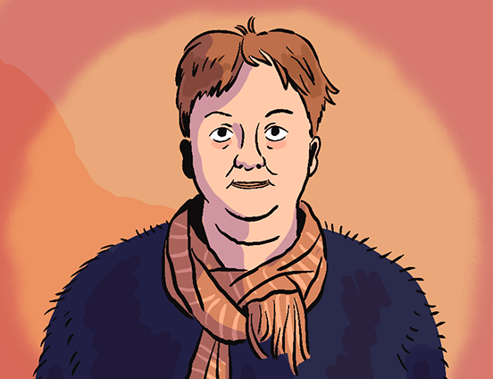 Tegnet billede af Jette