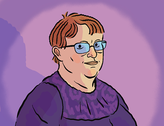 Tegnet billede af Mai-Britt