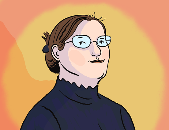 Tegnet billede af Pernille
