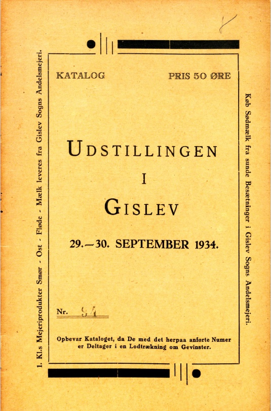 Katalog fra Gerhard Nielsens samling