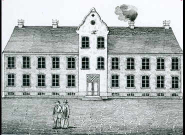 Stik af Horsens Lærde Skole (billede: Horsens Byarkiv)