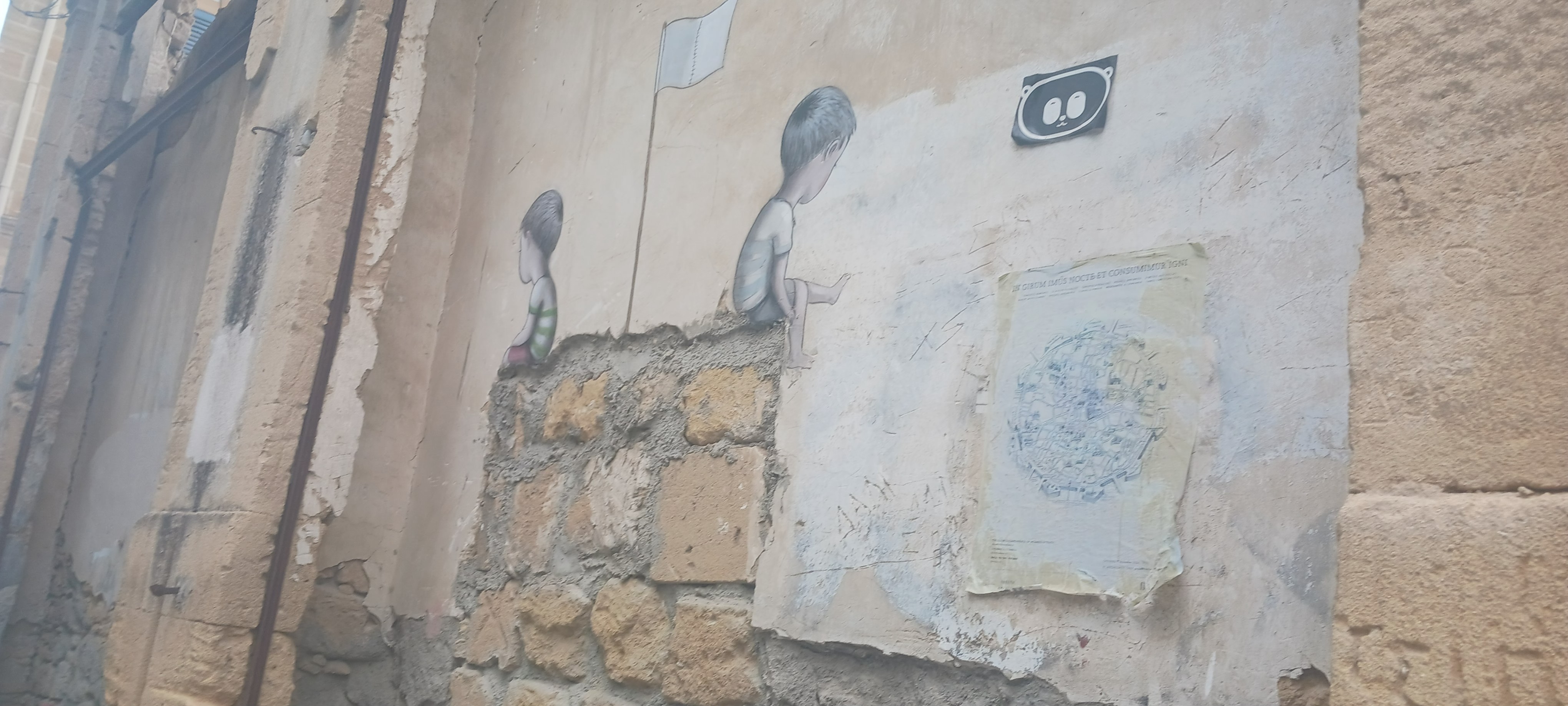 Figur 2: Mural at a border checkpoint in Cyprus.