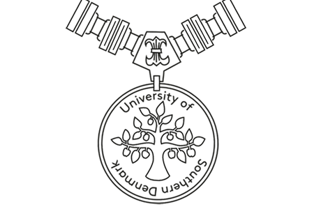 Billede af rektors universitetskæde/-smykke