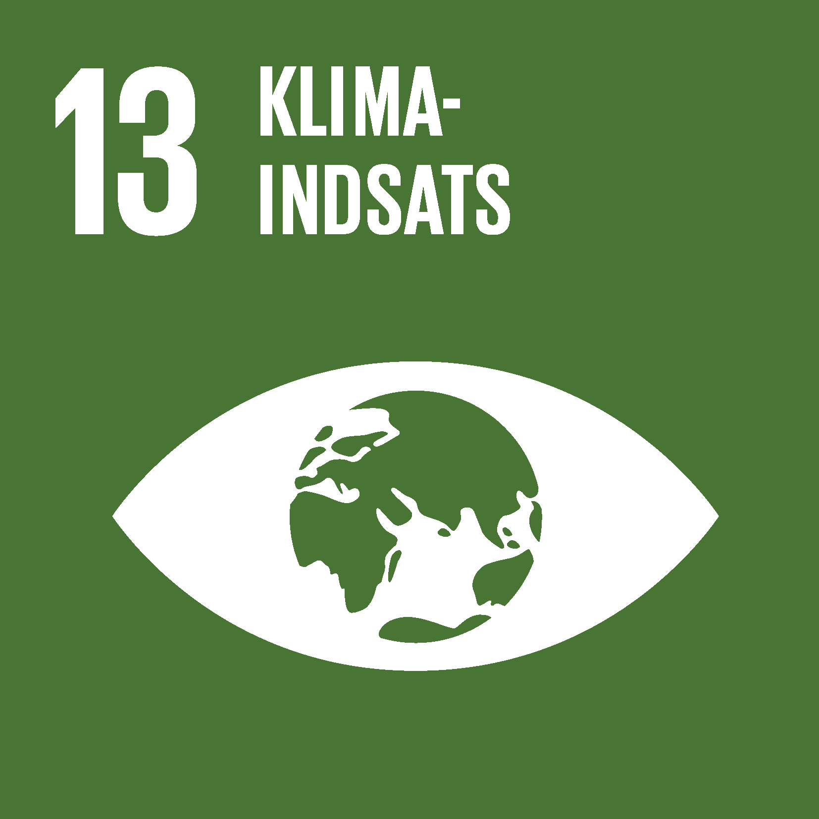 Verdensmål ikon 13: Klimaindsats