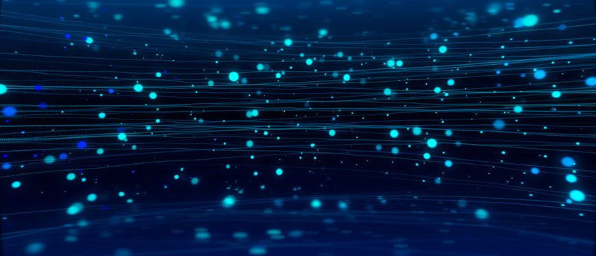 Particle dots on lines