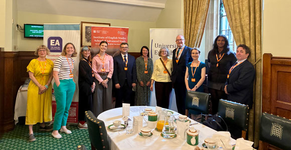 Participants at the Westminster event on the role of English studies in society.