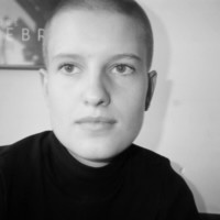 black and white portrait of Naja Le Fevre