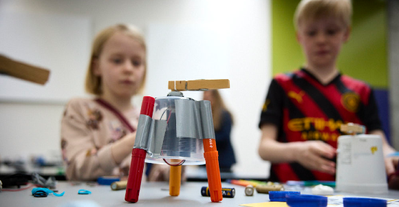 Leg med science på Forskningens Døgn, robotaktiviteten