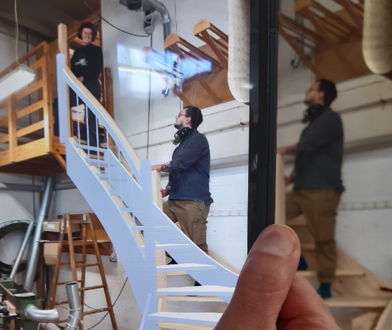 Augmented reality-trappe