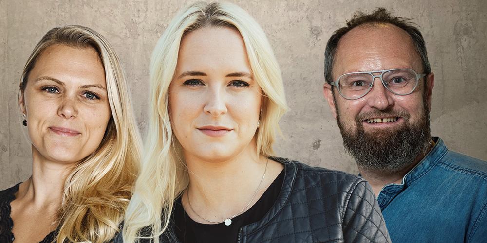 Kim Klyver, Mette Søgaard Nielsen og Catharina Christiansen