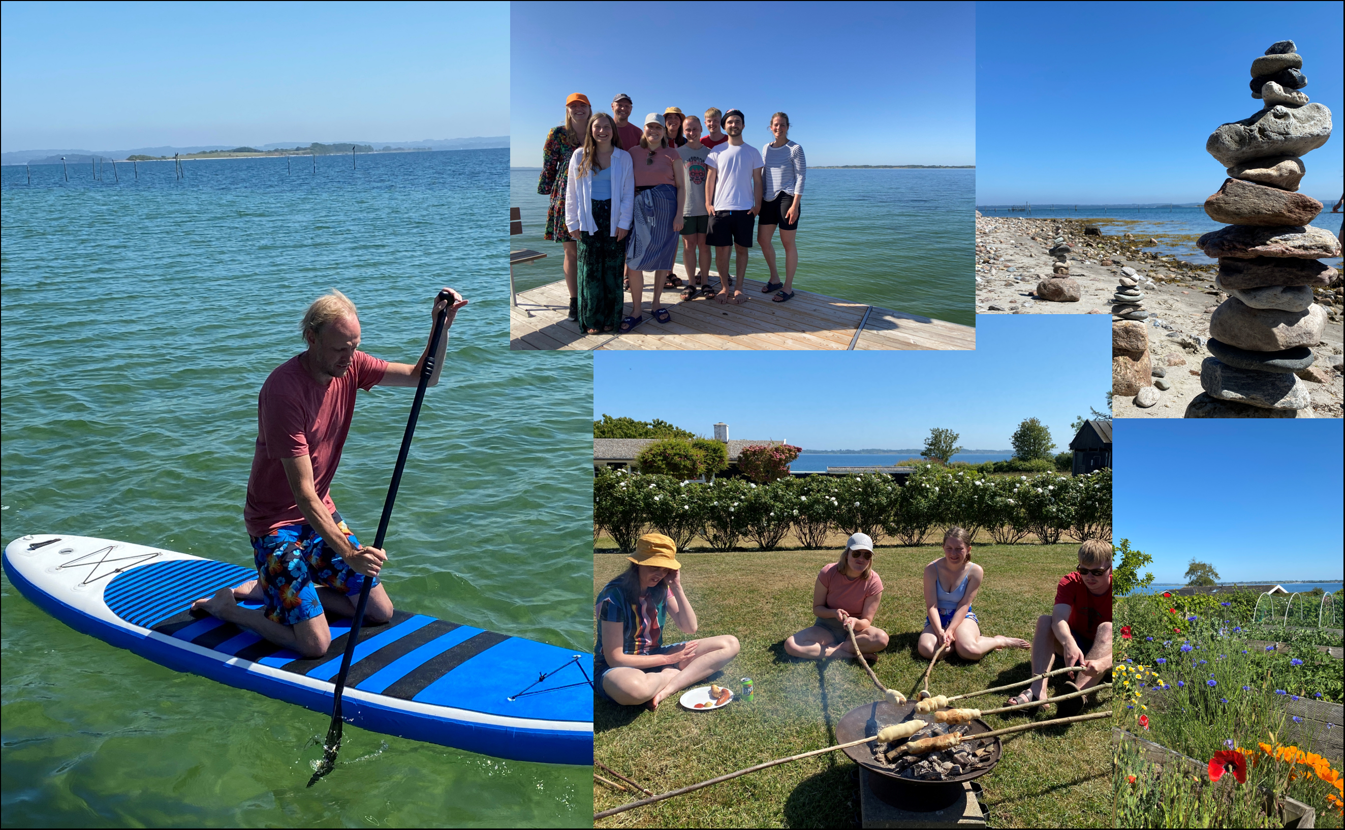 Collection of photos from social summer event June 2023