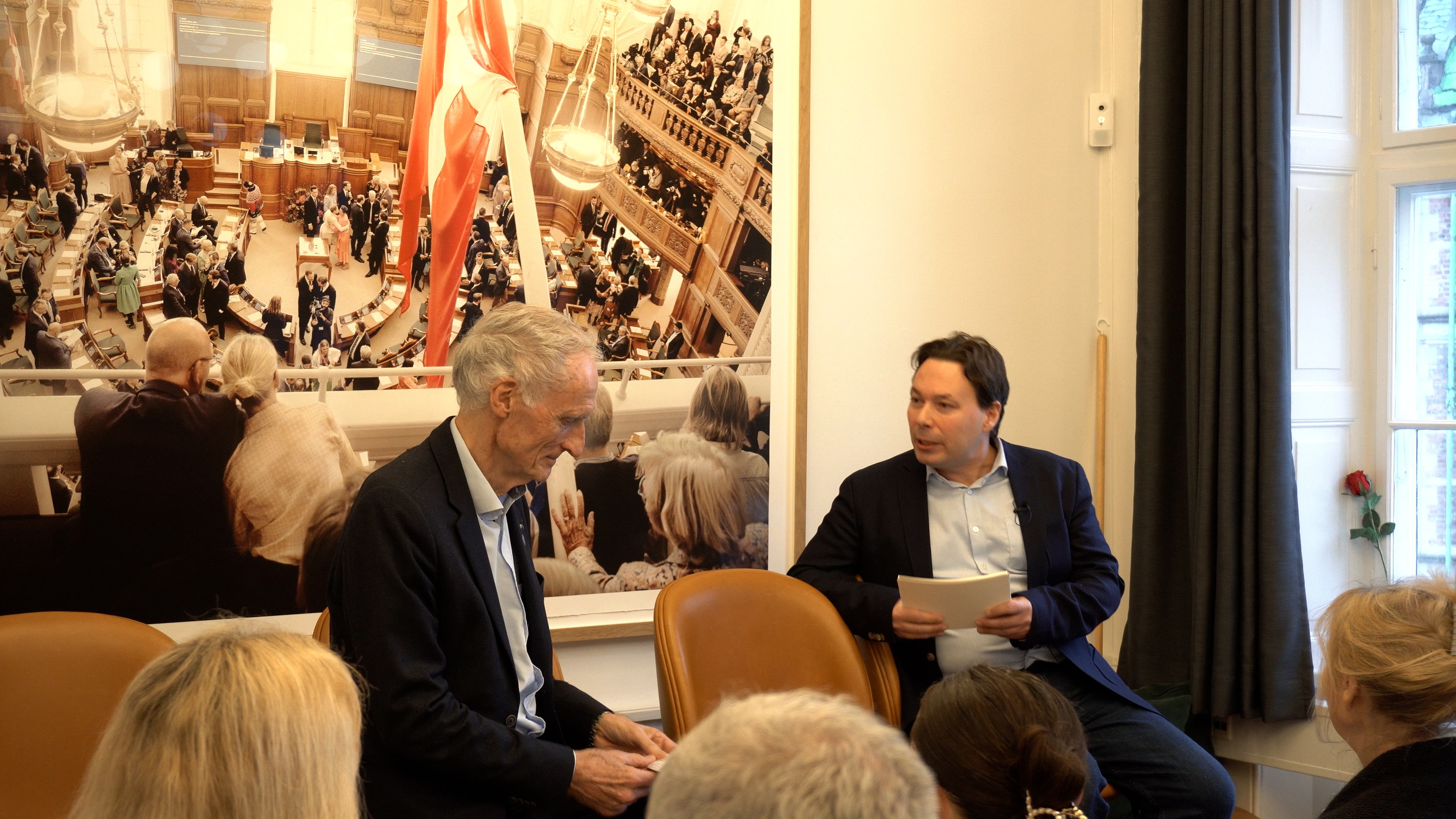 Rasmus Glenthøj and Bertel Haarder