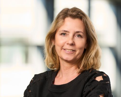 Portrait of Head of Communication Winnie Laursen.