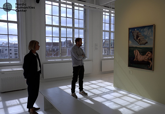 Malene Breunig og Kristian Handberg på Museum Brandts i Odense.