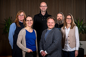 Gruppebillede af fellows fra Nordic Humanities Center i 2026.