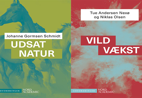 Covers of the books “Udsat Natur” and “Vild Vækst”.