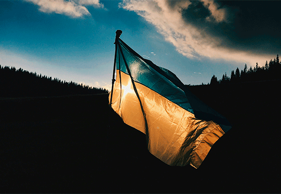 Det ukrainske flag