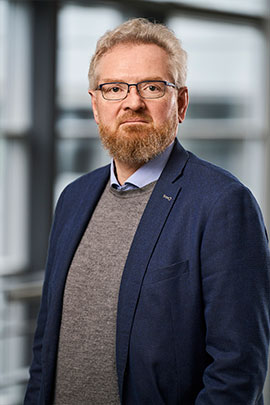 Portræt af fellow Rasmus Mariager.