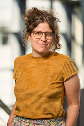 Portræt af centerkoordinator Annika Maigaard Mogensen.