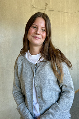 Portrait of Student assistant Mie Olsen