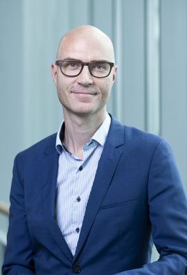 Portrait of Dean Simon Møberg Torp of the Faculty of Humanities at the University of Southern Denmark.