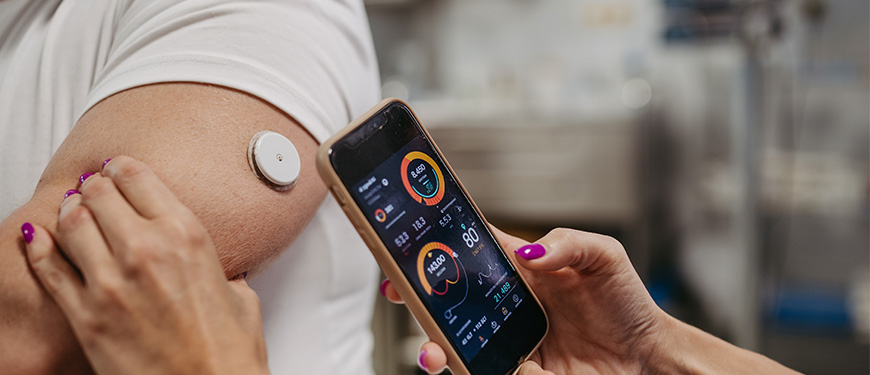 Doctor checking insulin at hospital