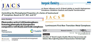 Collage of article headlines