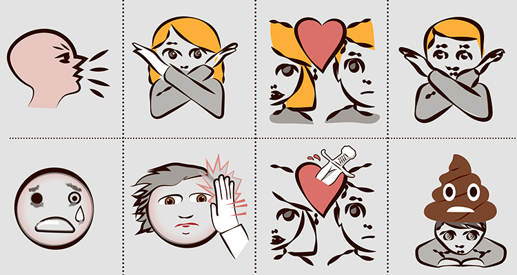 Grafik af unge udsat for vold og grænseoverskridende adfærd.