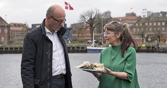 Koldings borgmester, Jørn Pedersen, og lektor Danielle Wilde.