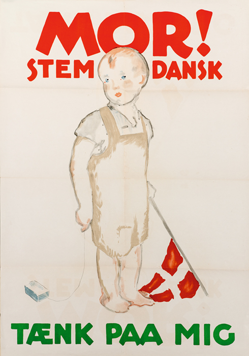 Billede af valgplakaten: Mor stem mig hjem af Thor Bøgelund