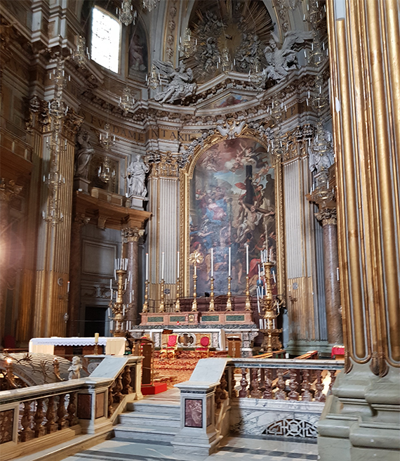 De undersøgte relikvier opbevares under alteret i kirken Santi Apostoli i Rom.