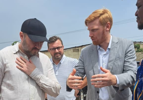 Minister for Development Cooperation and Global Climate Policy Dan Jørgensen visited Tema to show Danish support to the project and get insights on the Strategic Sector Cooperation work