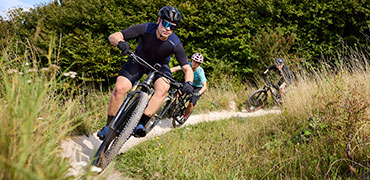 Foto af mountainbike-kørere