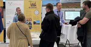 Et billede af Syddanske Universitet båsen fra ERF 2023