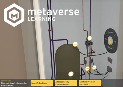 Metaverse learning solution