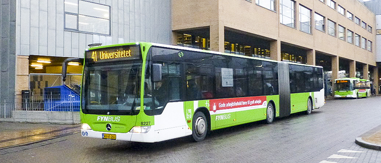 © Leif Jørgensen. Fynbus line 41 at Odense Station in Denmark. From Wikimedia.org