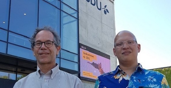 The new professors, Christof Geiss to the left and Vivek Shende to the right . Photo: Jane Jamshidi