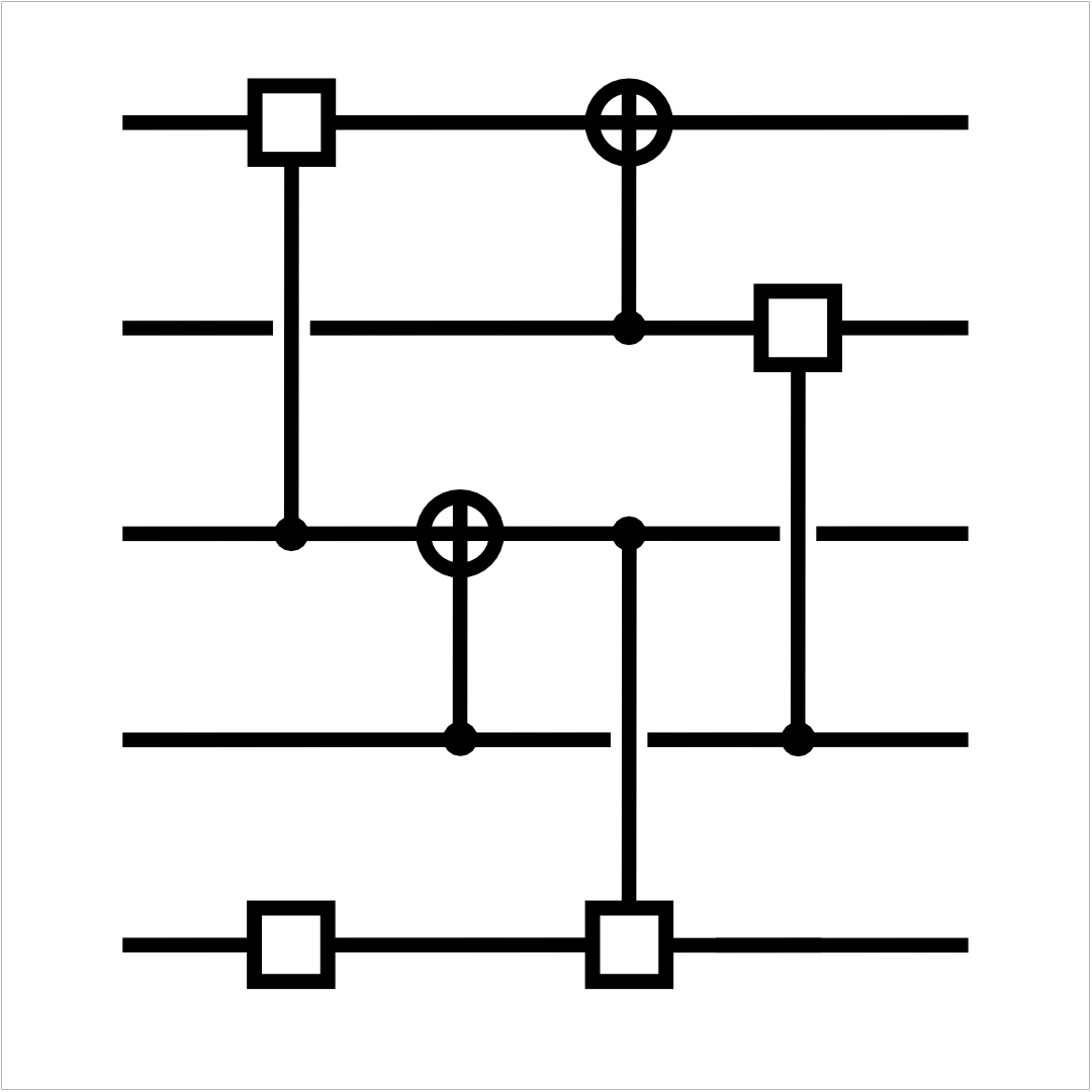 Icon of quantum computing