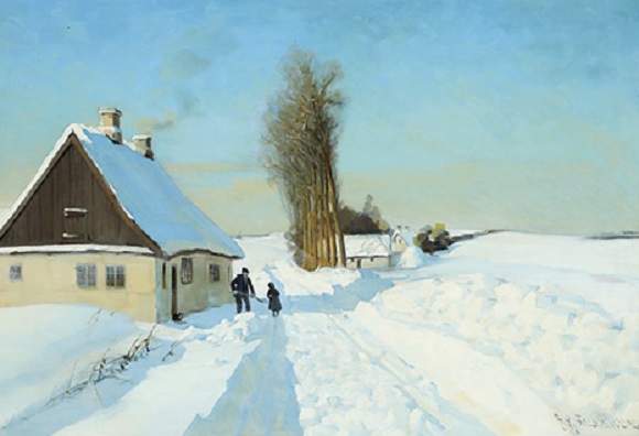 Undated painting by Hans Andersen Brendekilde.